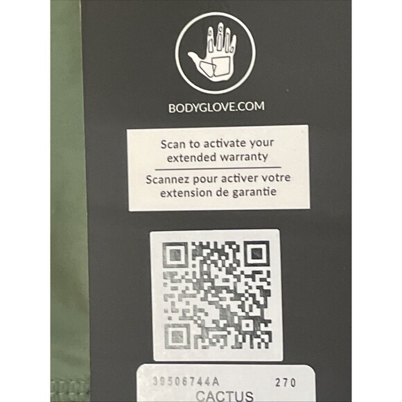 Body Glove Smoothies Let It Be Crop Long-Sleeve Rash Guards Cactus Medium NWT - Picture 6 of 7